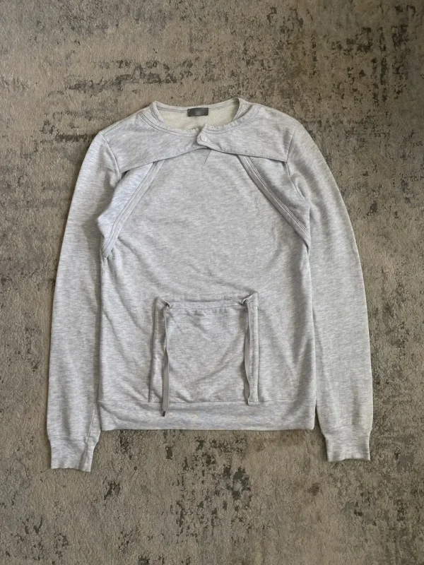 Dior Homme SS07 Kangaroo Pouch Sweatshirt S 18x27