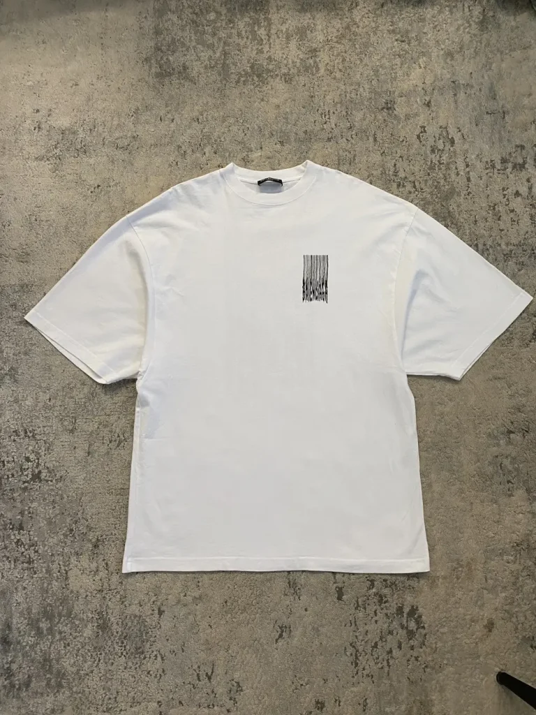 Balenciaga - Barcode Logo T Shirt Oversized 23x32