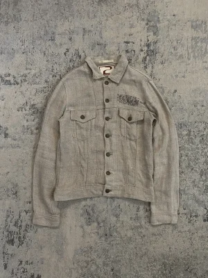 beauty:beast Scripture Button Up Linen Jacket 18.5x23