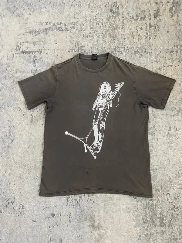 Number (N)ine - SS04 Joey Ramones Distressed T Shirt 22.5x30