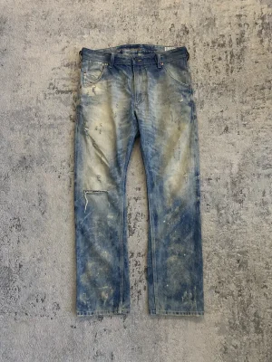 Diesel Krooley - Mudwash Bleached Jeans 33x30