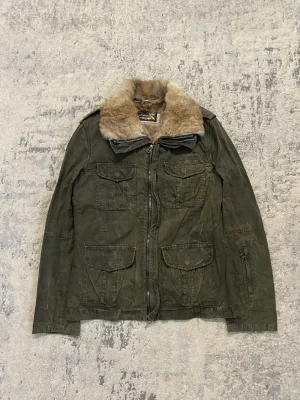 Kyoji Maruyama - Fur Lined Hunting Jacket 19.5x26