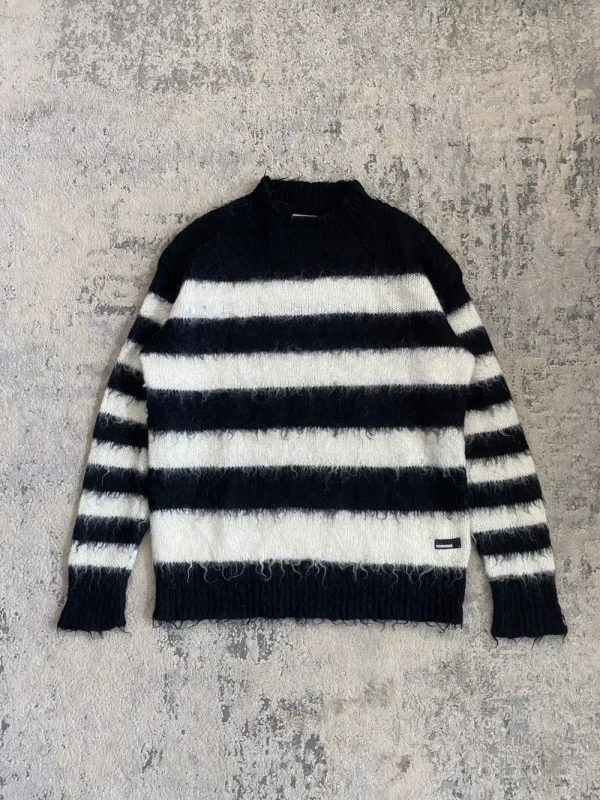 Neighborhood - Wool Striped Knit Sweater 24x28