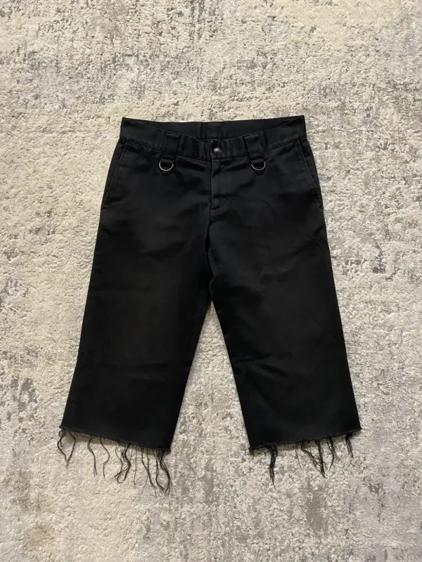 Number (N)ine - SS05 Night Crawler Cut Off Shorts 15.5x17.5