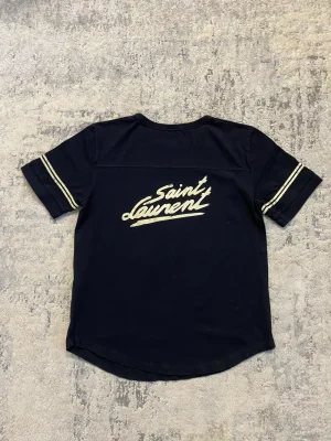 Saint Laurent 50s Signature Baseball T Shirt XS 20x26