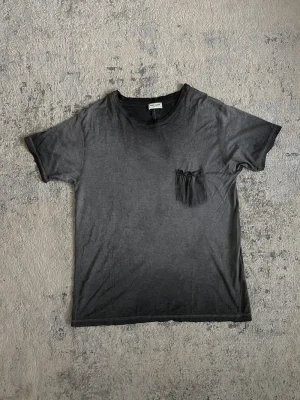 Saint Laurent AW14 Sunfaded Silk Pocket Tee L(1) 20x28