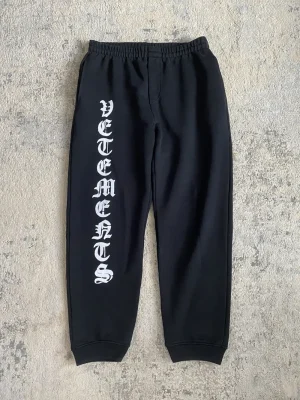 Vetements - Vertical Logo Anarchy Sweatpants