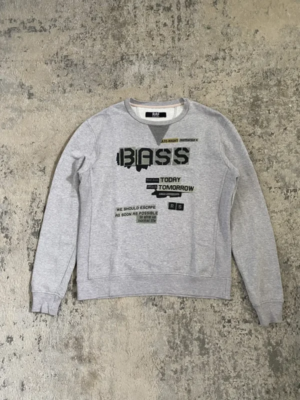 Raf by Raf Simons - BASS Graphic Sweatshirt 20.5x24.5