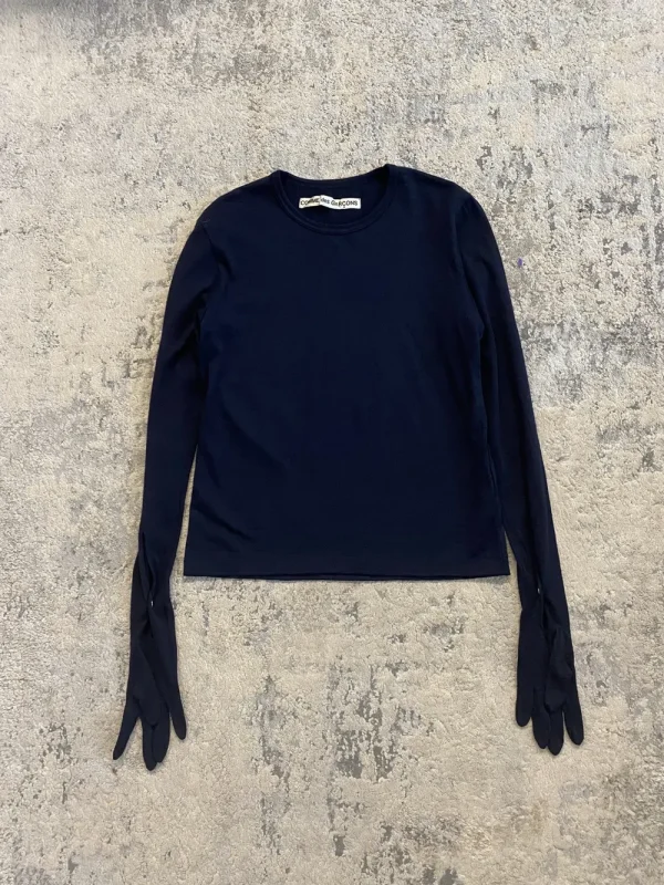 Comme Des Garcons - 1989 Gloved Longsleeve T Shirt 16.5x23