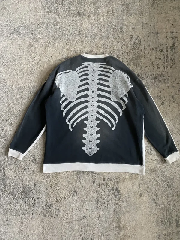 Kapital - Skeleton Bone Sweatshirt Terry USA 26x30