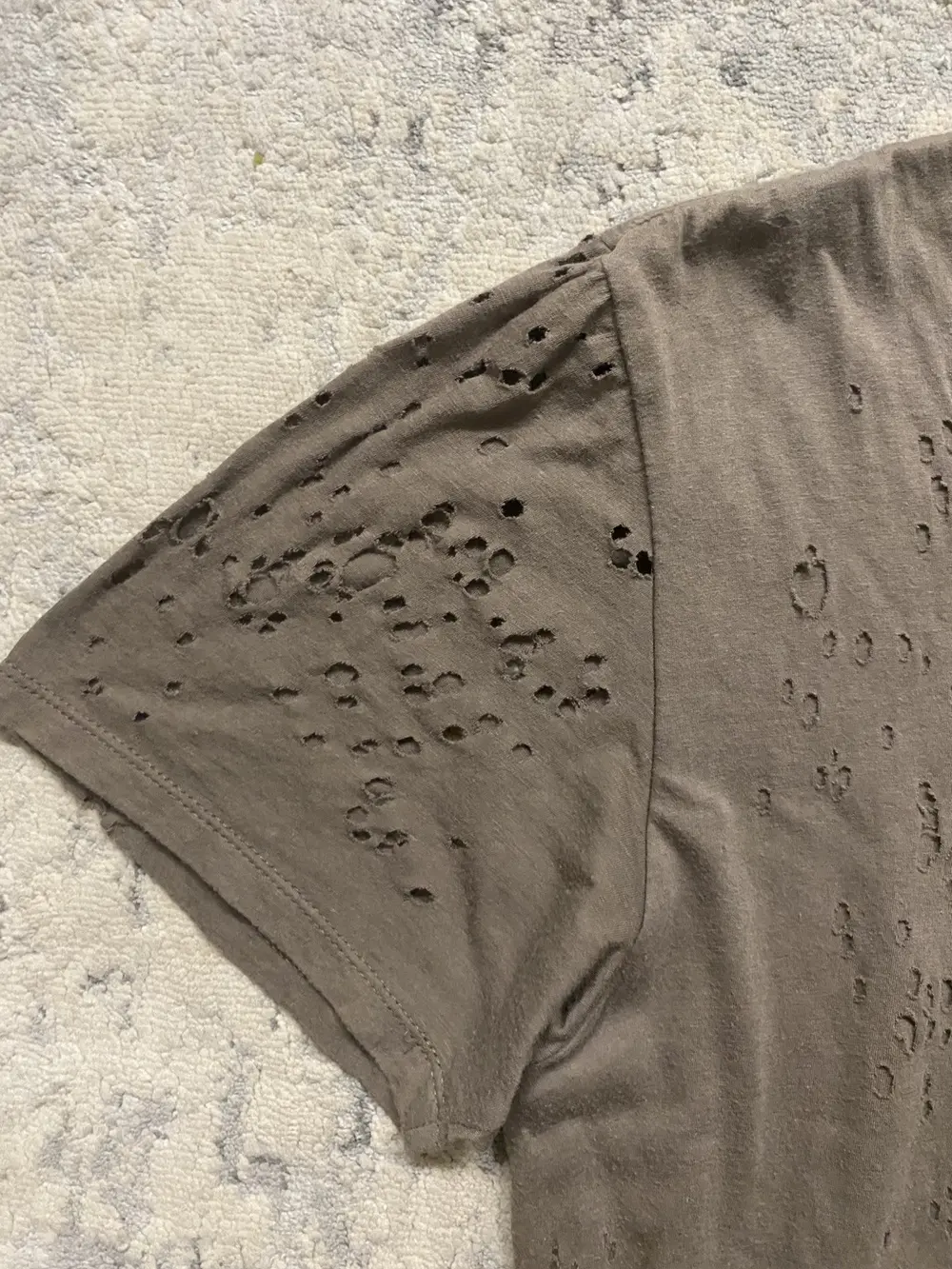 Maison Mihara Yasuhiro - Bug Bite Distressed Tassel Tee 19x28 - Image 3