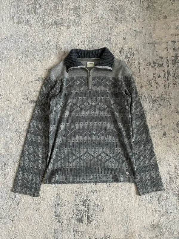 Mihara Yasuhiro - Quarterzip Longsleeve T Shirt 18x25