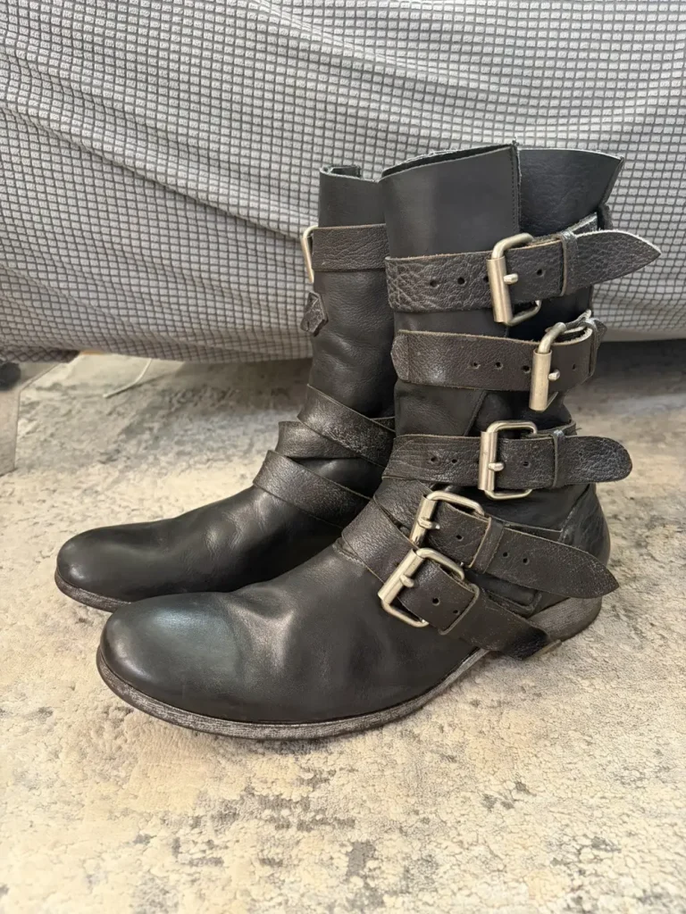 whoop dee doo - Buckle Leather Boots 8US Men