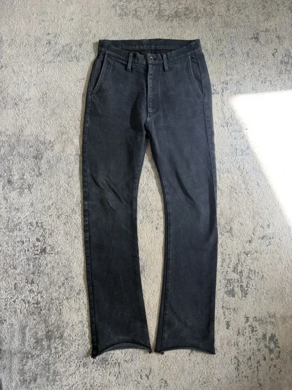 Acanthus - Charcoal Curve Leg Cutoff Denim 15x30