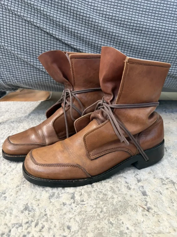 Alfredo Bannister - Heel Lace Leather Boots 43EU/10US