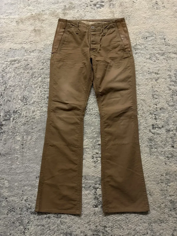 Backlash - Leather Pocket Bootcut Pants 14x31