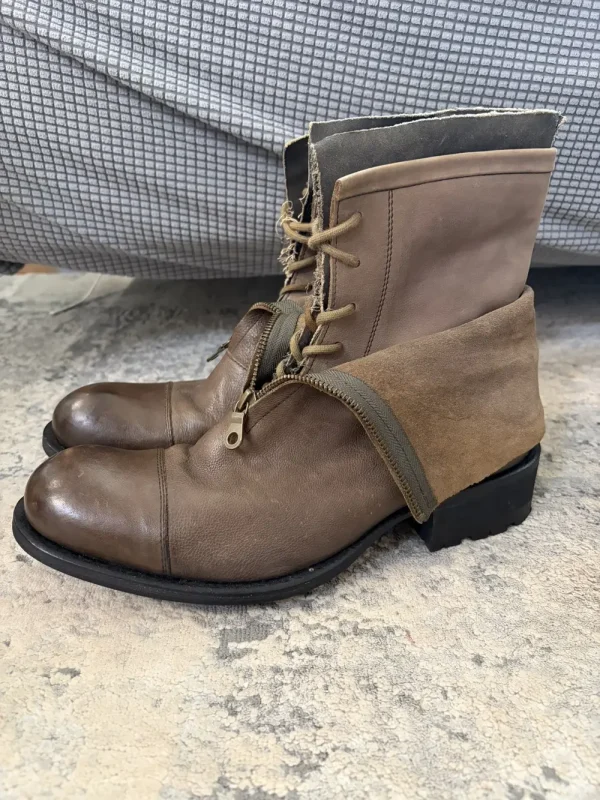 Alfredo Bannister - Triple Layered Frontzip Boots 8.5-9US Men