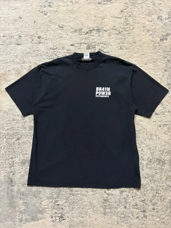 Vetements - AW23 Brain Power Message T Shirt 24x31