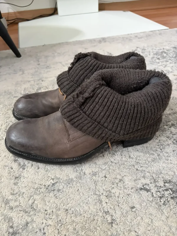 Alfredo Bannister - Sock Foldable Leather Boots 45