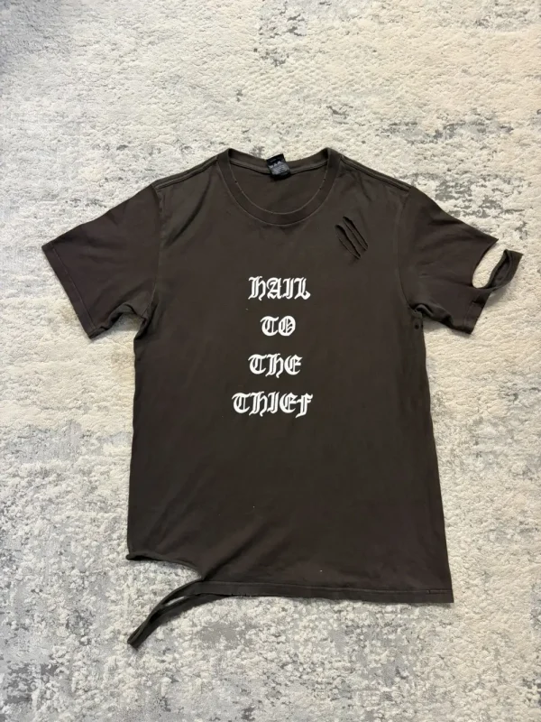 Number (N)ine - AW04 Hail To The Theif Distressed Cutoff T Shirt 19x27.5