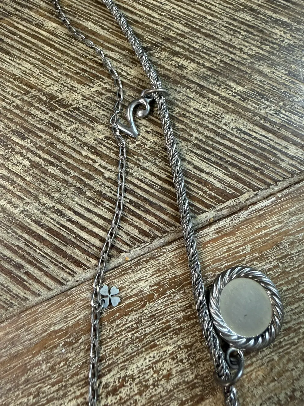 KVA - Medallion Multi Pendant Double Chain Necklace 31" - Image 4