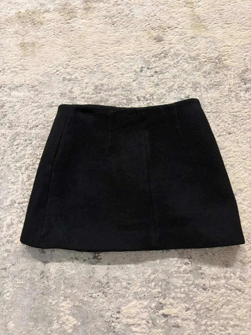 Miu Miu - 90s Wool Mini Skirt 27x13 - Image 5