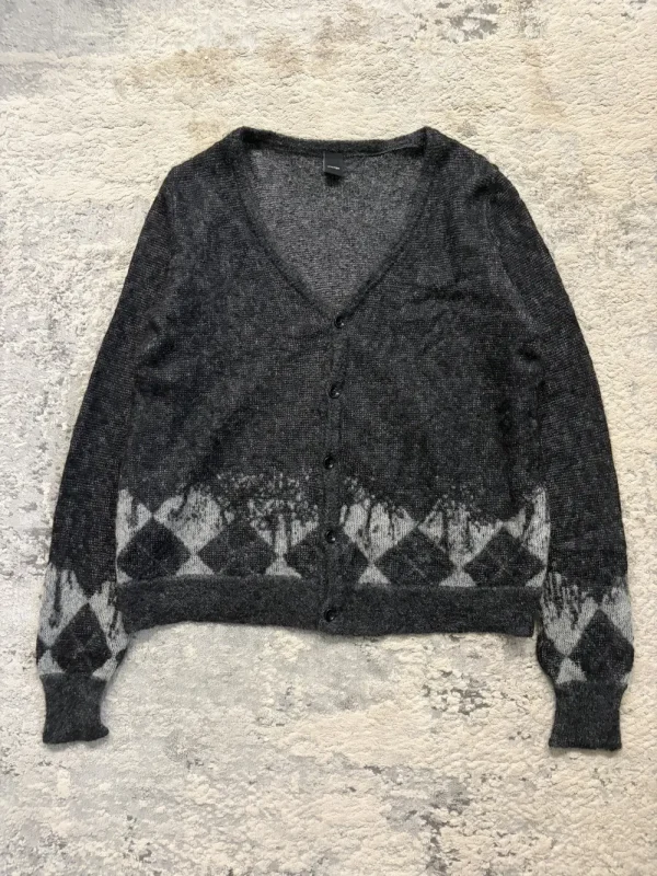 Pledge - Knit Mohair Angora Cardigan Sweat 20.5x25