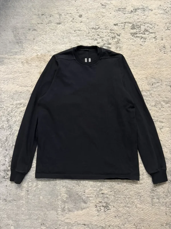 Rick Owens - Mainline SS21 Phlegethon Black Level Long Sleeve 21.5x29