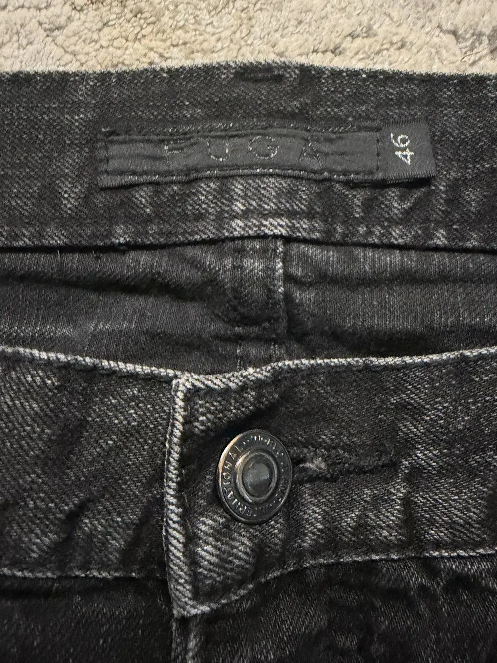 Fuga - Curve Leg Flared Distressed Denim 33x35 - Image 7