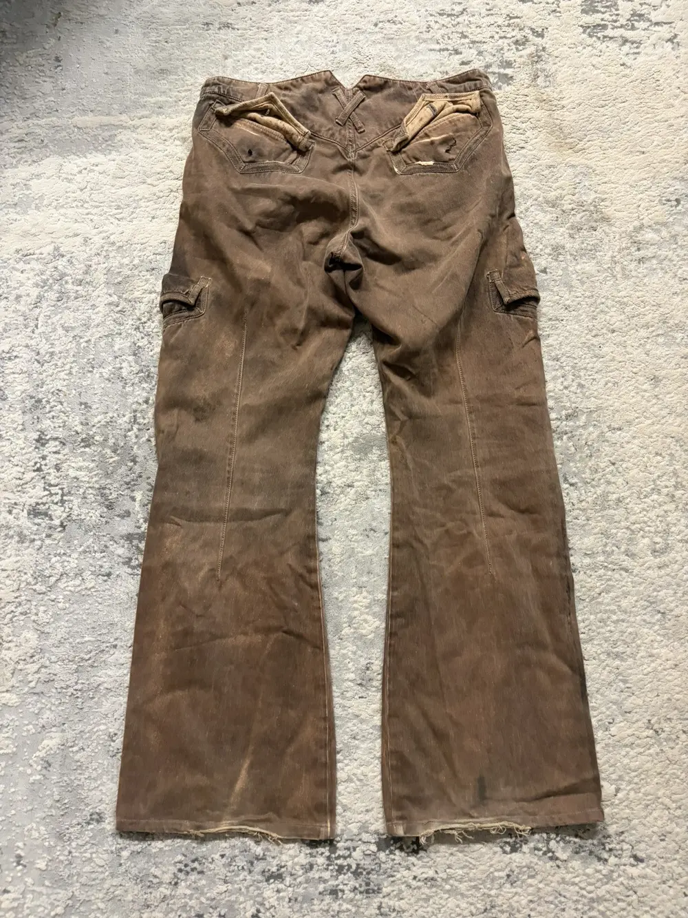 Obelisk -- Baggy Bootcut Cargo Pants 36x33 - Image 7