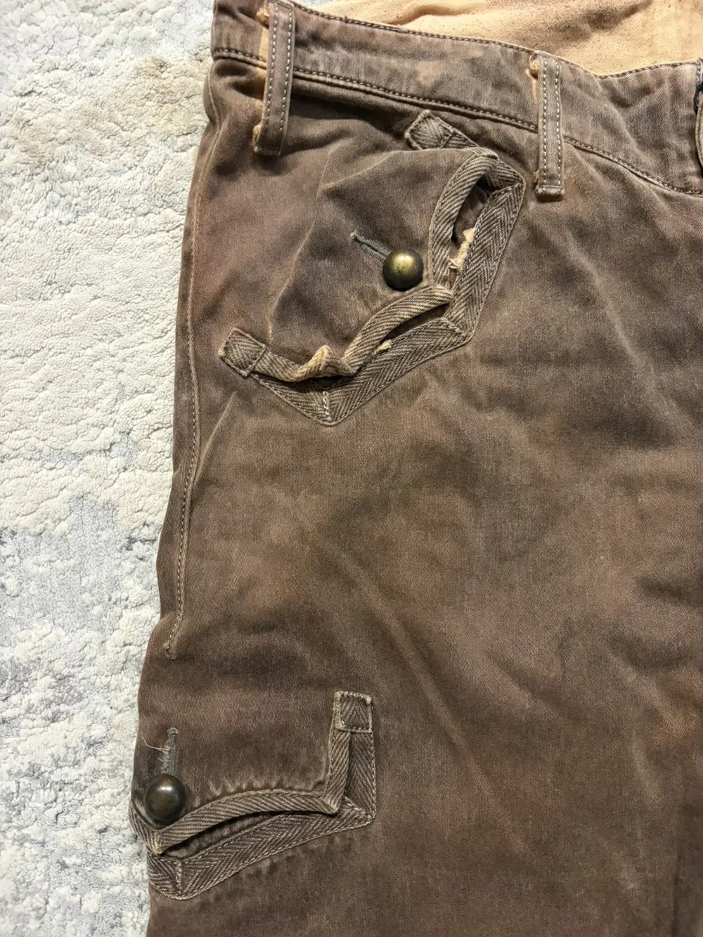 Obelisk -- Baggy Bootcut Cargo Pants 36x33 - Image 4
