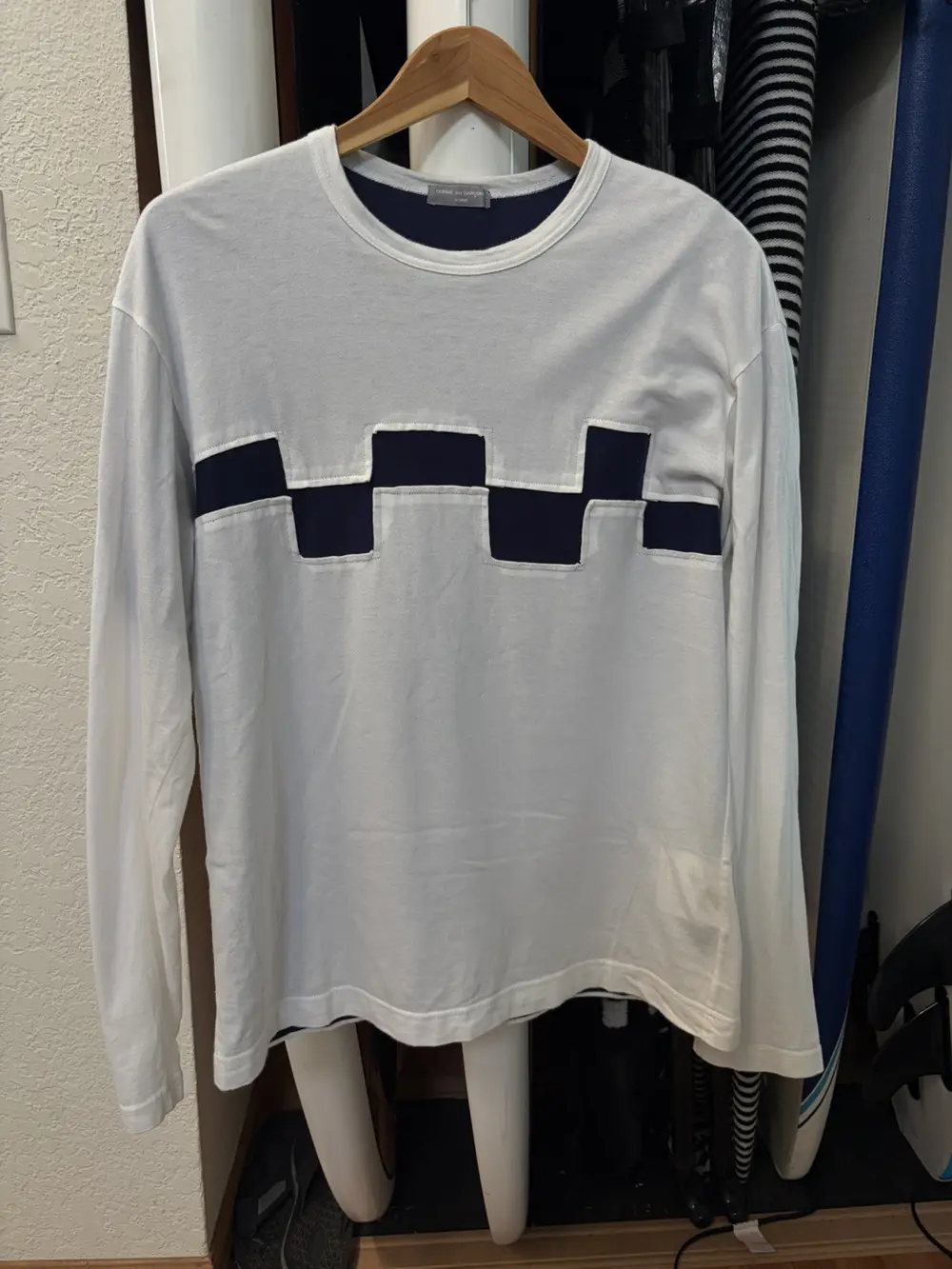 Comme Des Garcons Homme - AW02 Layered Longsleeve Reversible T Shirt 20x27 - Image 7