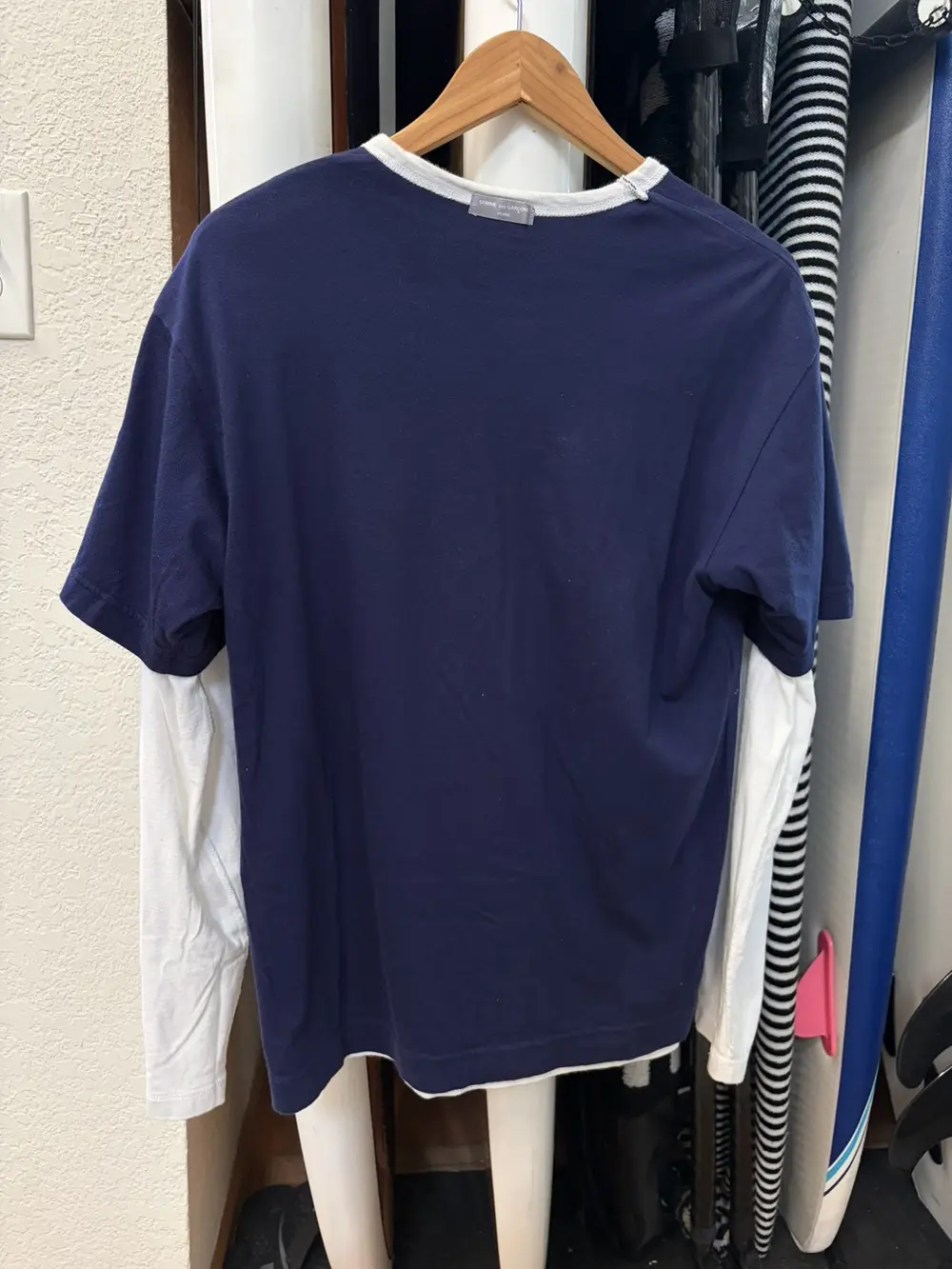 Comme Des Garcons Homme - AW02 Layered Longsleeve Reversible T Shirt 20x27 - Image 5