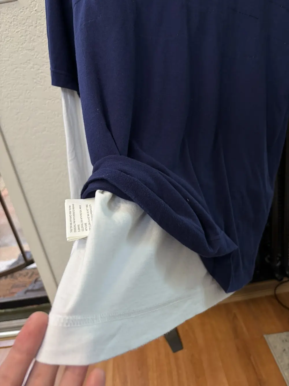 Comme Des Garcons Homme - AW02 Layered Longsleeve Reversible T Shirt 20x27 - Image 4