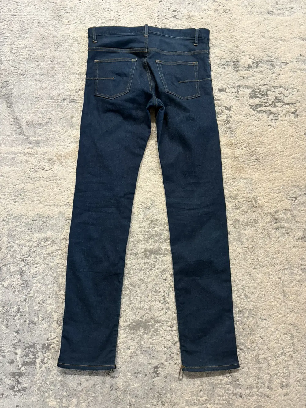 Dior Homme - AW09 Zipper Hem Raw Indigo Denim by Kris Van Assche 30x31 - Image 7