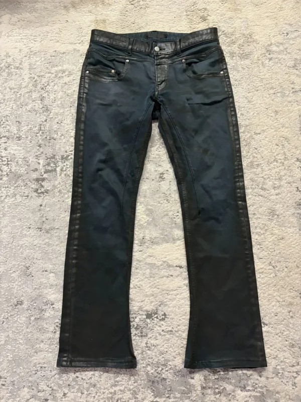 Jack Rose - Coated Seam Bootcut Denim Black 33x30.5