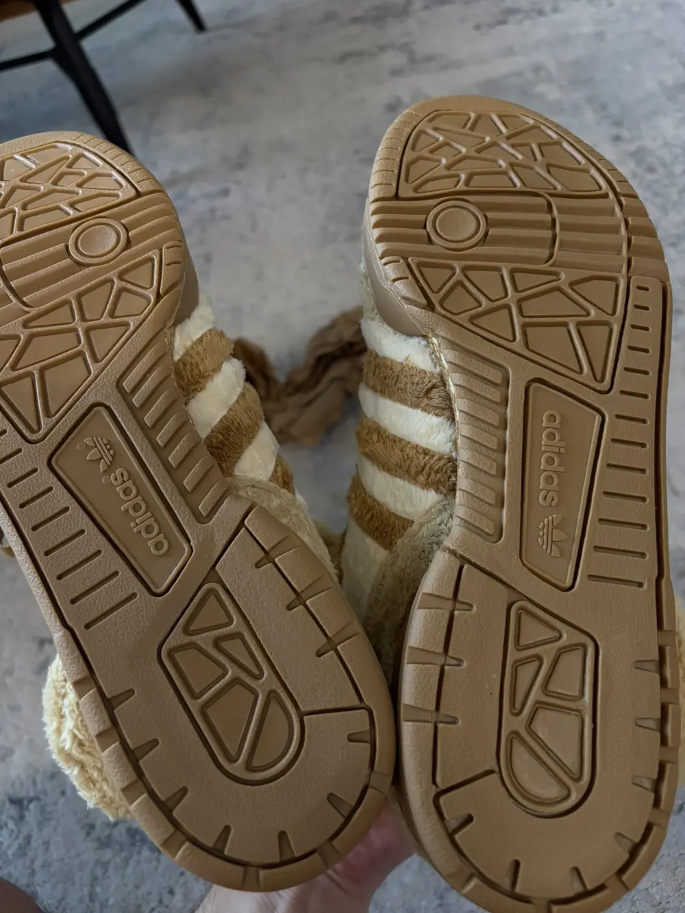 Jeremy Scott x Adidas - SS11 Bear Fuzzy High top Sneakers Gold 9.5US Men - Image 10