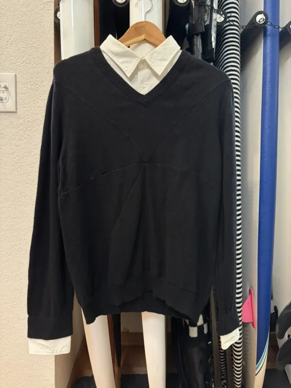 Undercover - AW06 Layered Collar Knit Sweater 19x26