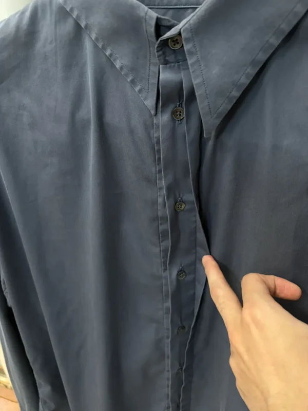 YSL Rive Gauche – Hidden Placket Shirt by Hedi Slimane6