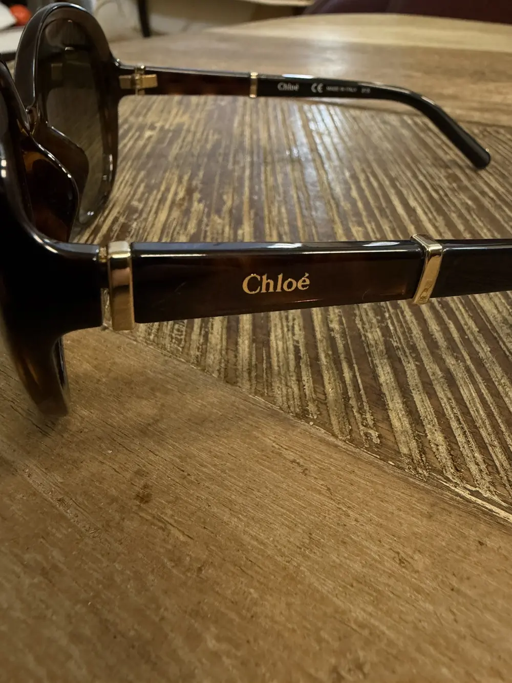 Chloe - CE698SA Tortoise Acetate Gradient Sunglasses - Image 4