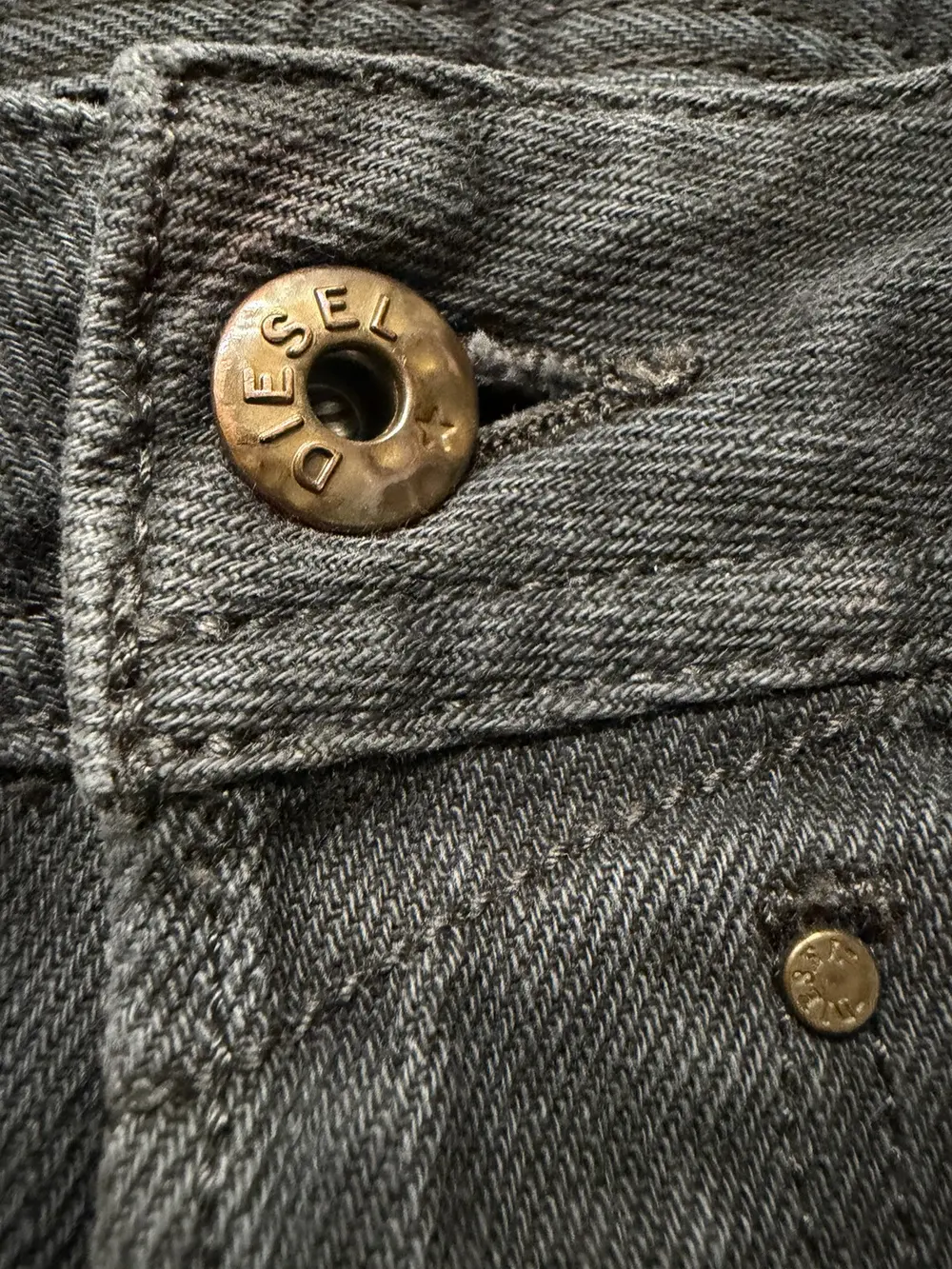 Diesel - Safado Straight Jeans Wash 008QU Grey 33x31.5 - Image 4