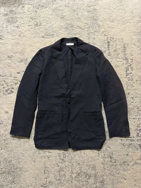 Dries Van Noten - Cotton Linen Perforated Jacket 19x31