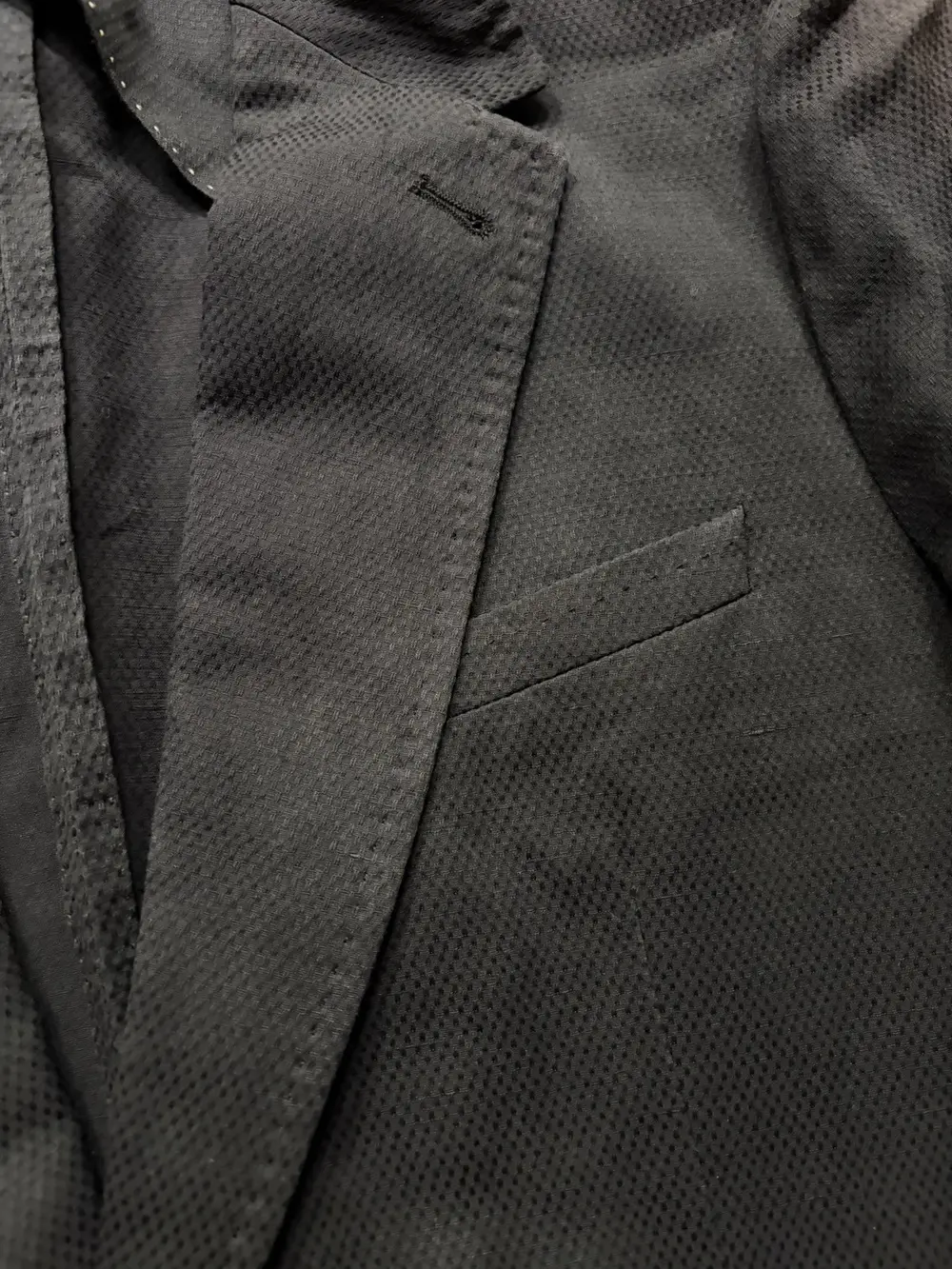 Dries Van Noten - Cotton Linen Perforated Jacket 19x31 - Image 3