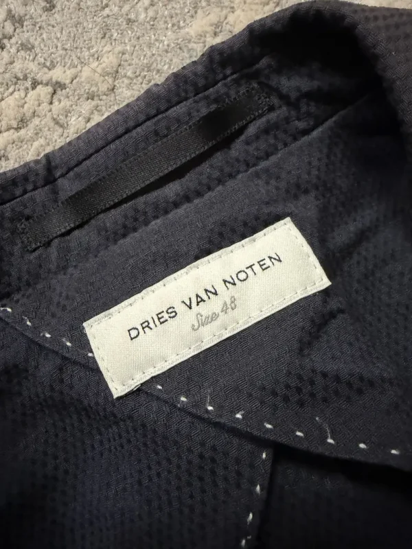 Dries Van Noten – Cotton Linen Perforated Jacket9