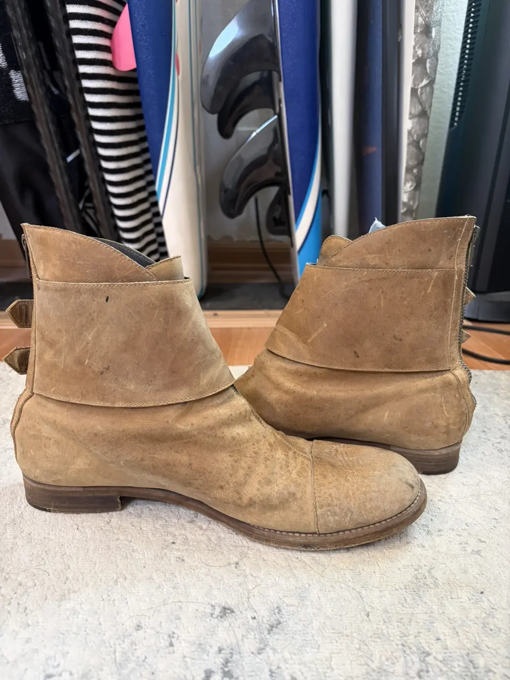 FAD-3 Buckle Back Zip Boots 9 US Men - Image 2