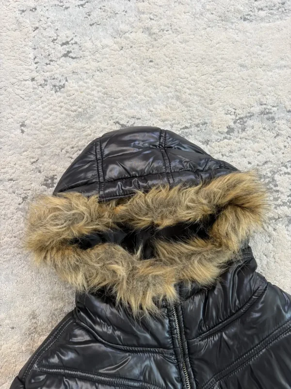 Jack Rose – Fur Hood Black Puffer Jacket6