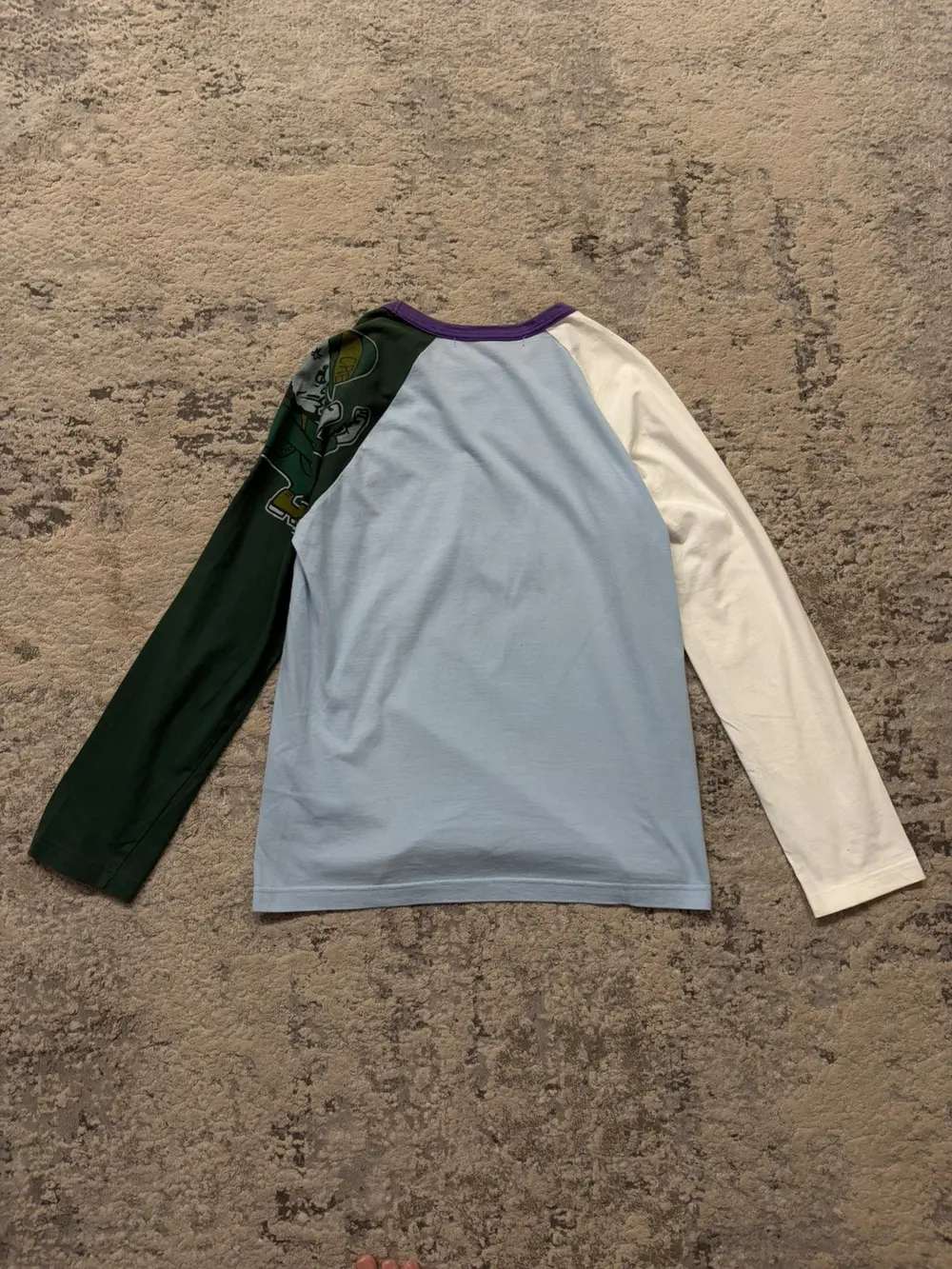 Junya Watanabe - SS05 "33" Fighting Irish Reconstructed Long Sleeve T Shirt 19x26 - Image 6