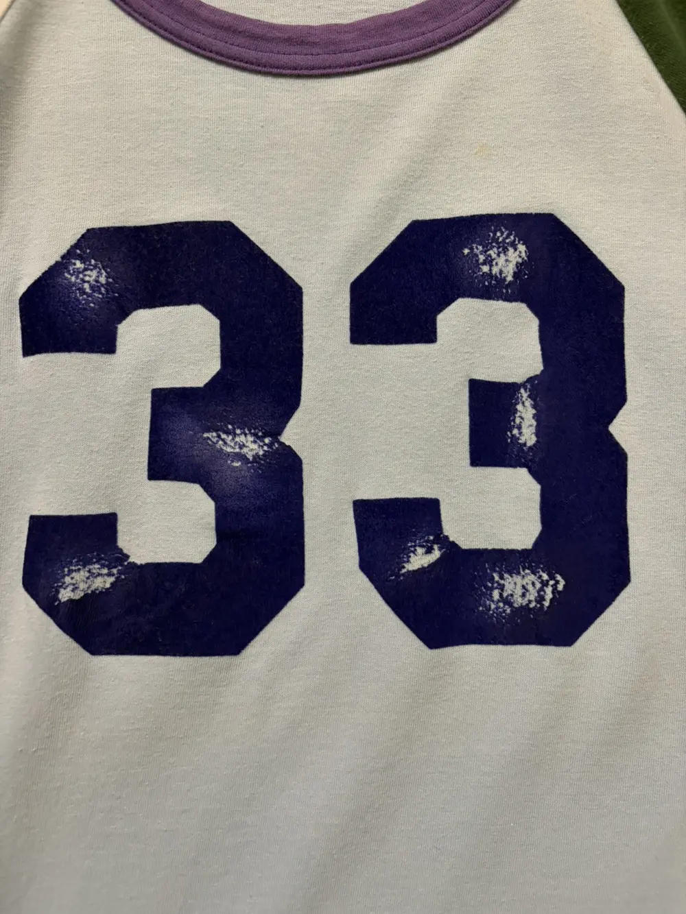 Junya Watanabe - SS05 "33" Fighting Irish Reconstructed Long Sleeve T Shirt 19x26 - Image 2