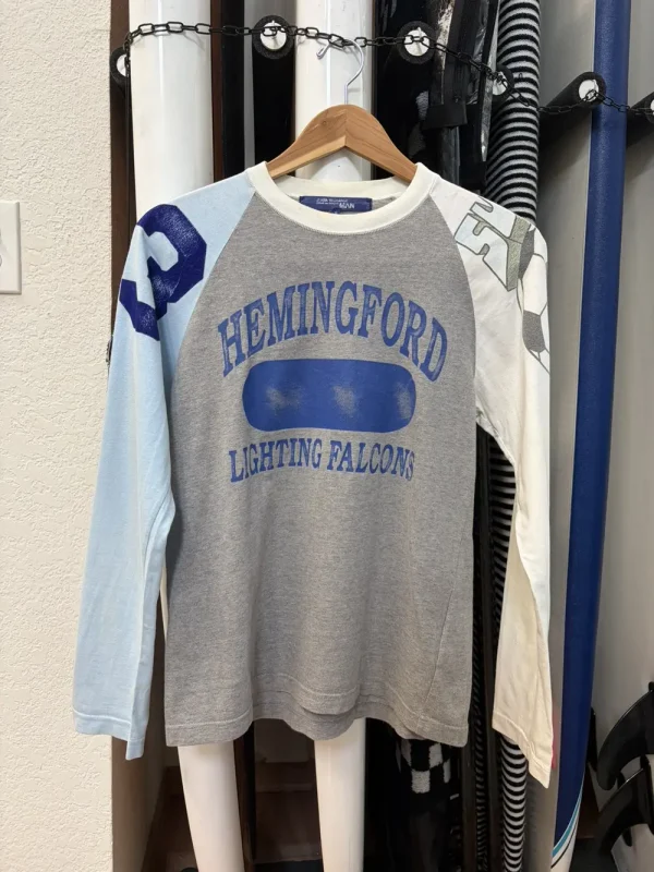 Junya Watanabe - SS05 Hemingford Lighting Falcons Reconstructed Tee Shirt 18.5x25