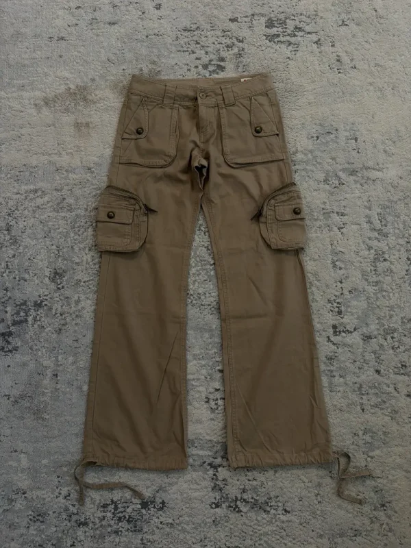 Kiss Mark - Flared Cargo Pants 28x30